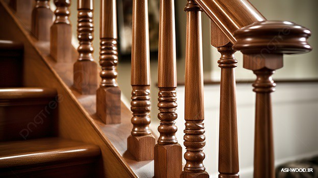 بهترین چوب برای نرده چوبی پله