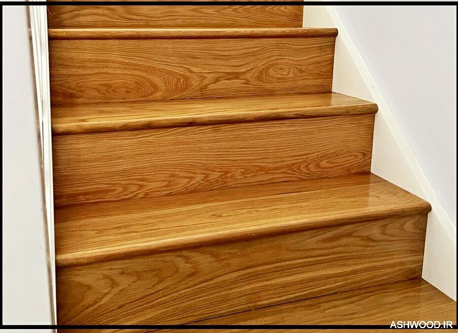 ورق پلای وود روکش بلوط برای ساخت کف پله چوبی
