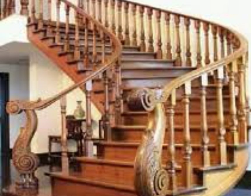 سازنده انواع پله دوبلکس گردون و قوس دار فلز و چوب