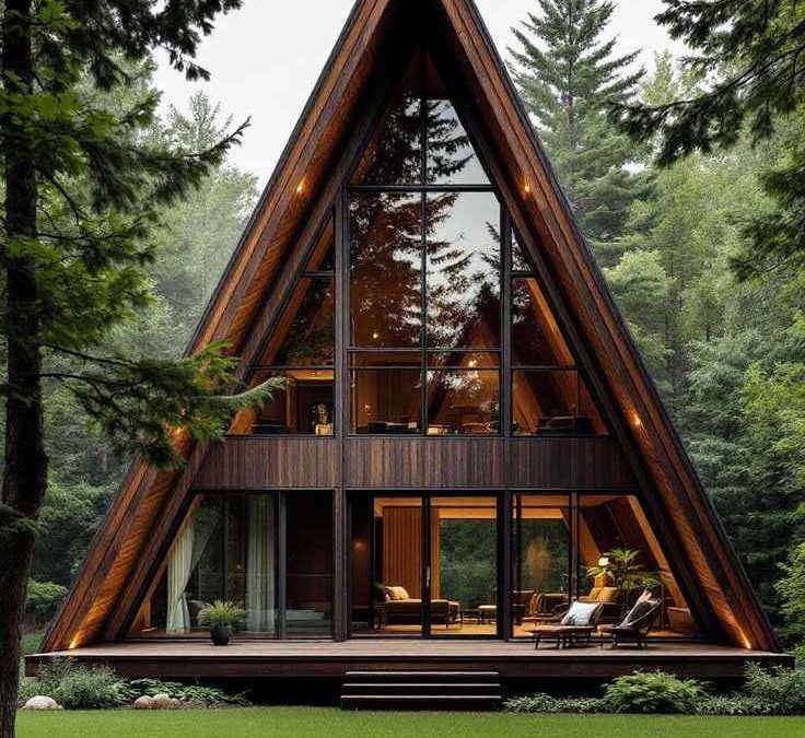 ساخت A-frame چوب و فلز در ایران: راهنمای جامع با خلاقیت و استانداردهای 2025