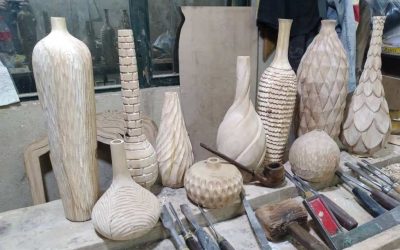 هنر منبت‌کاری و ساخت آثار چوبی: از مجسمه‌سازی تا ظروف چوبی آشپزخانه