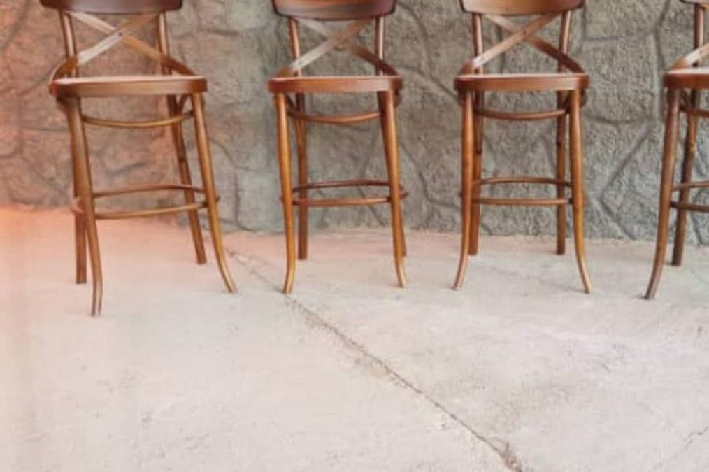 (فروشنده و تولیدکننده صندلی اپن چوب گردو – خرید مستقیم از کارگاه با قیمت مناسب)