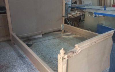 ساخت تخت خواب چوب راش کلاسیک سفارشی | طراحی و تولید مدلهای خاص و لوکس