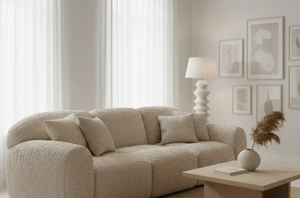 مبل راحتی مدرن یا مبل تدی با کلاف چوبی و متریال استاندارد، تولید صنایع چوب فن و هنر