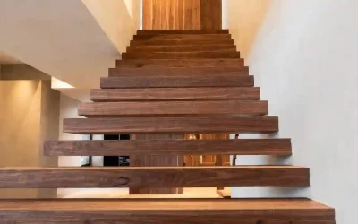 سازنده کف پله چوبی | طراحی و ساخت سفارشی کف‌پله چوب طبیعی