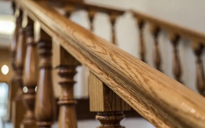 سازنده دسته نرده پله چوبی | طراحی و ساخت سفارشی انواع نرده و پله چوبی