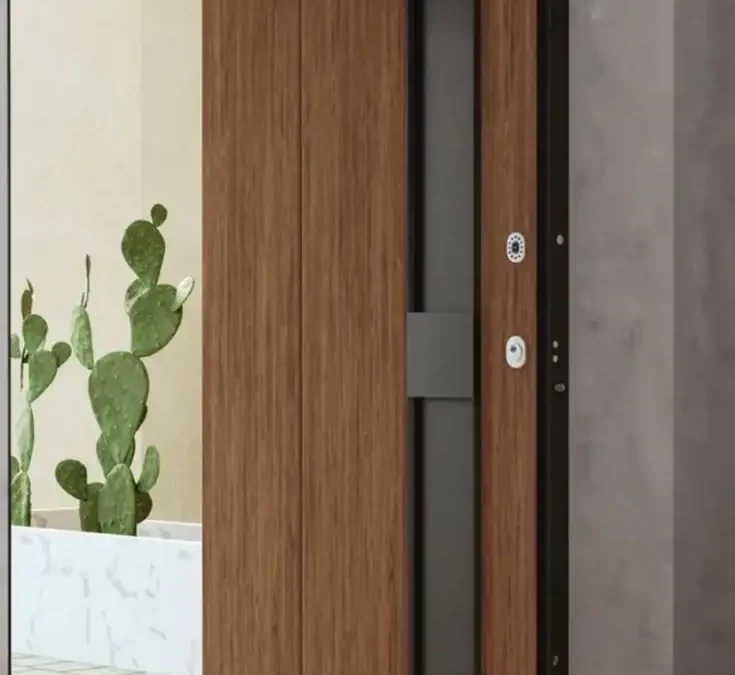 استفاده از شیشه در درب های فلزی