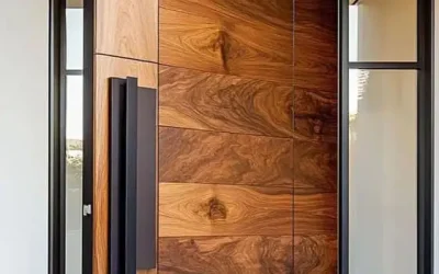 محاسبه وزن و قیمت دربهای فلزی، درب پیوت و درب پارکینگ با نمای چوب: راهنمای جامع