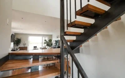 راهنمای خرید و طراحی پله‌های جمع‌وجور و کم‌جا | پله‌های باریک برای فضاهای کوچک