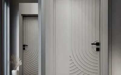 ۱۰ مدل درب MDF با روکش PVC ضدخش؛ ترکیب مهندسی CNC و قیمت اقتصادی | فن و هنر