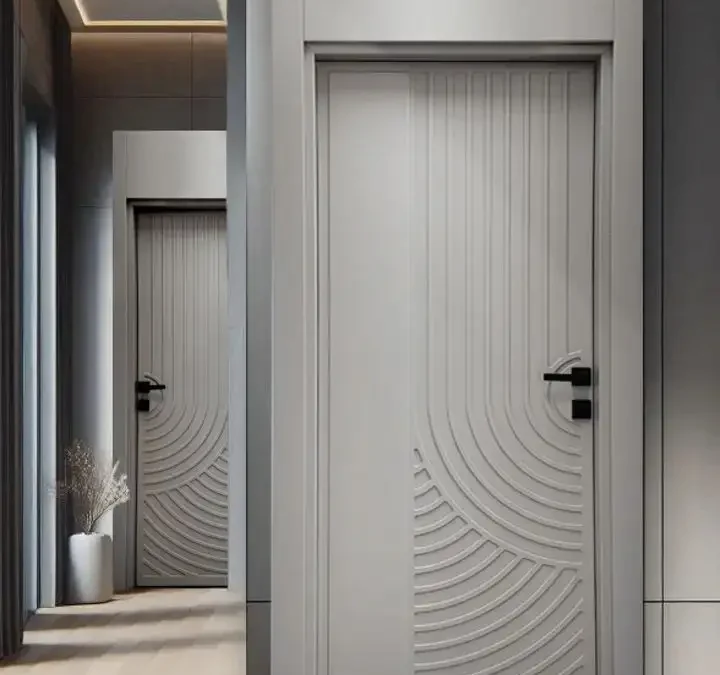 ۱۰ مدل درب MDF با روکش PVC ضدخش؛ ترکیب مهندسی CNC و قیمت اقتصادی | فن و هنر